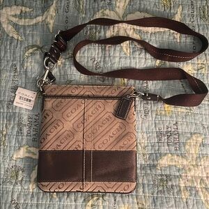 NWT Coach Signature Crossbody